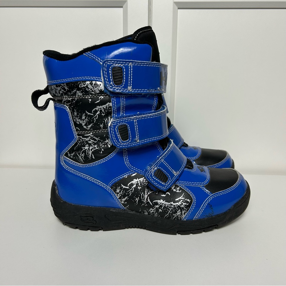 Tony Hawk snow blue black boots strap